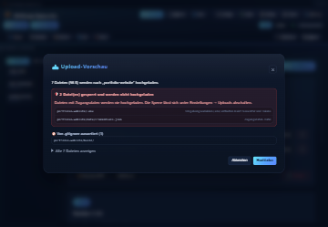Upload-Vorschau